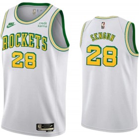 Dres Houston Rockets Alperen Sengun 28 Nike 2022-23 Classic Edition Bijela Swingman